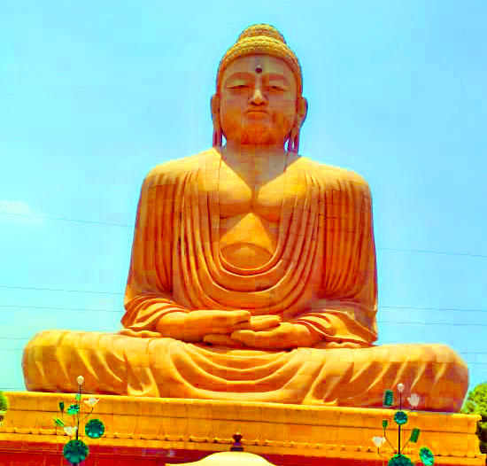 80-Ft Buddha statue in Bodhga