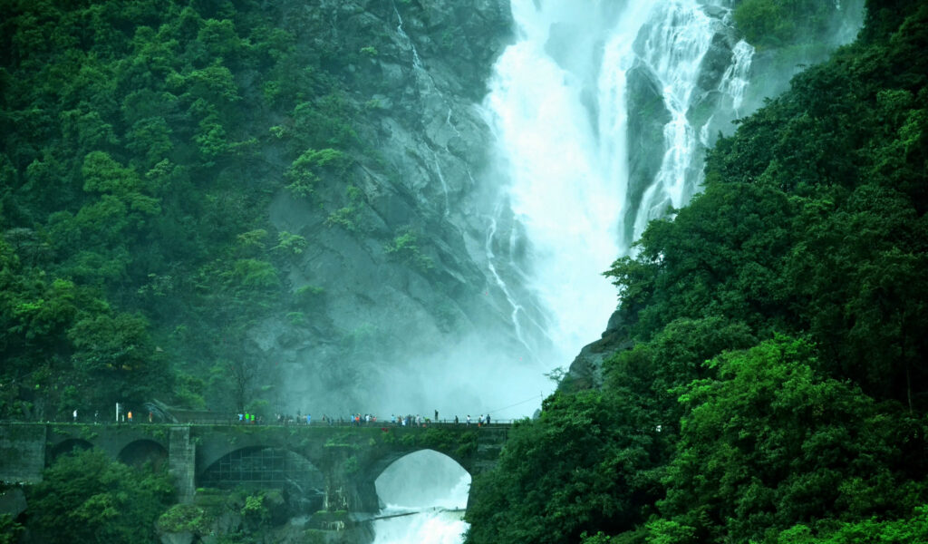 Dudhsagar-Falls, south goa sightseeing places